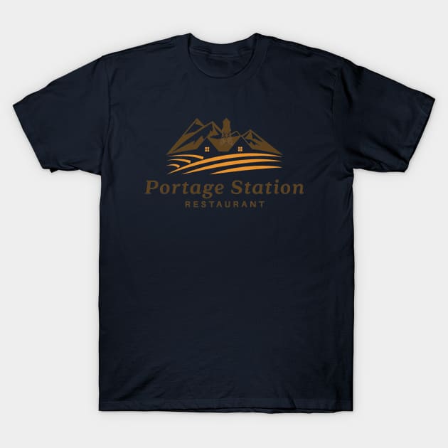 Portage Station Restaurant T-Shirt by portagestation